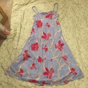 Yireh Aila Dress in Lavender Hibiscus